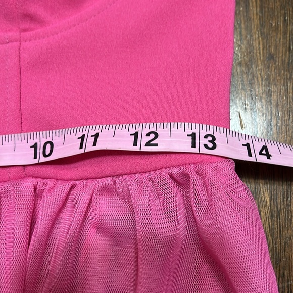 Simply Jules Strapless Pink Bikini Top Tulle Accent Sz M NWT - Picture 7 of 8